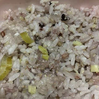 レモン風味長ネギの混ぜ御飯